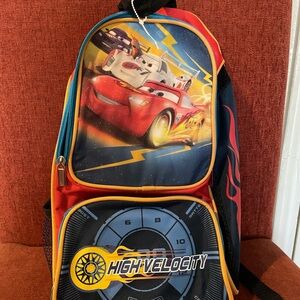 Disney/Pixar Cars Lightning McQueen Kids Backpack - Red & Blue